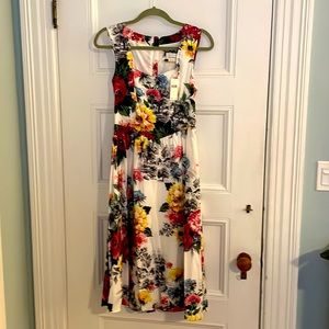 Anthropologie size 6 floral toile dress-NEW!!